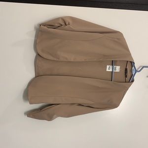 Brand new tan blazer.